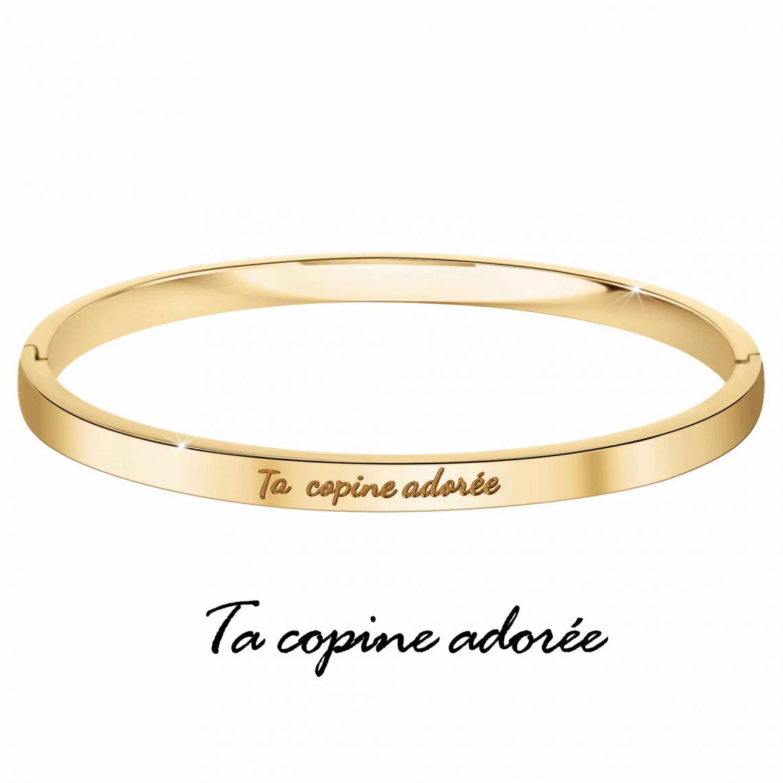 Bracelet Femme Athème - B2803-05-DORE Acier Doré