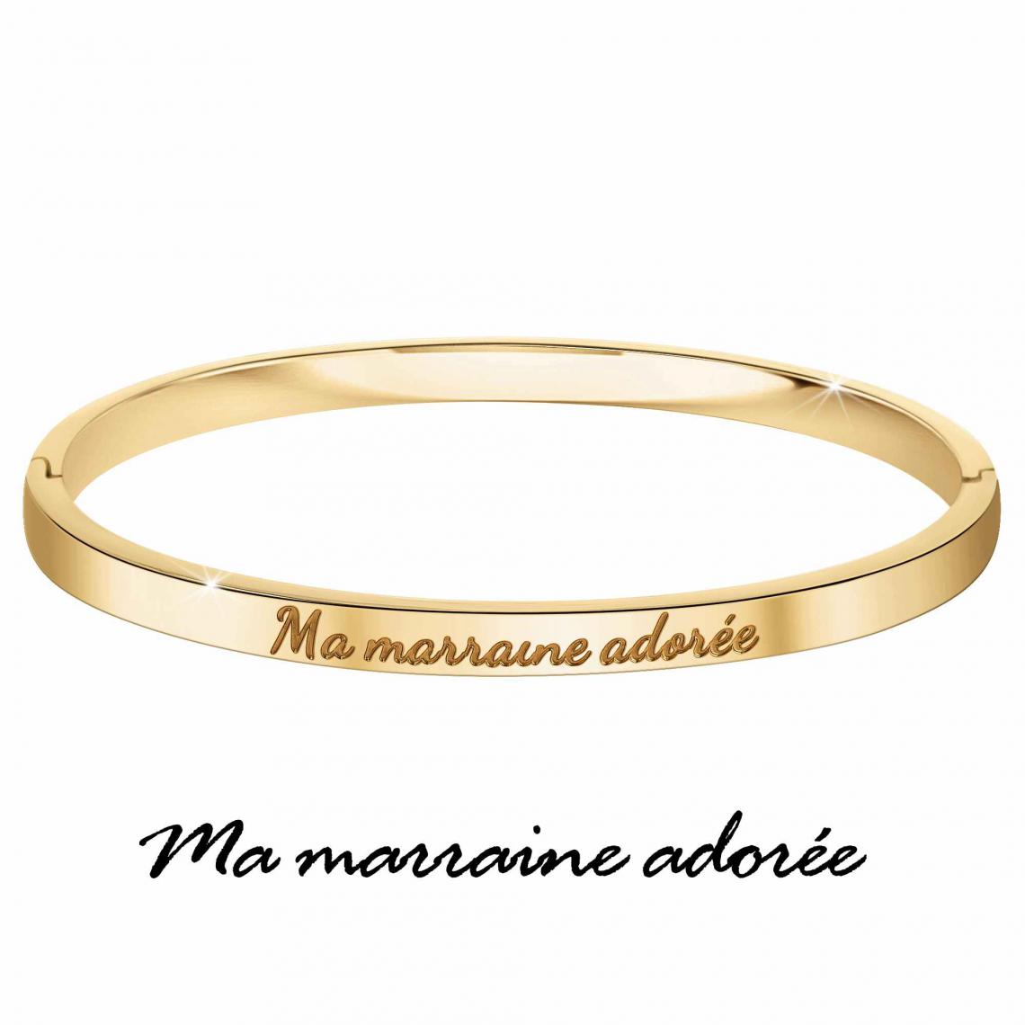 Bracelet Femme Athème - B2803-18-DORE Acier Doré