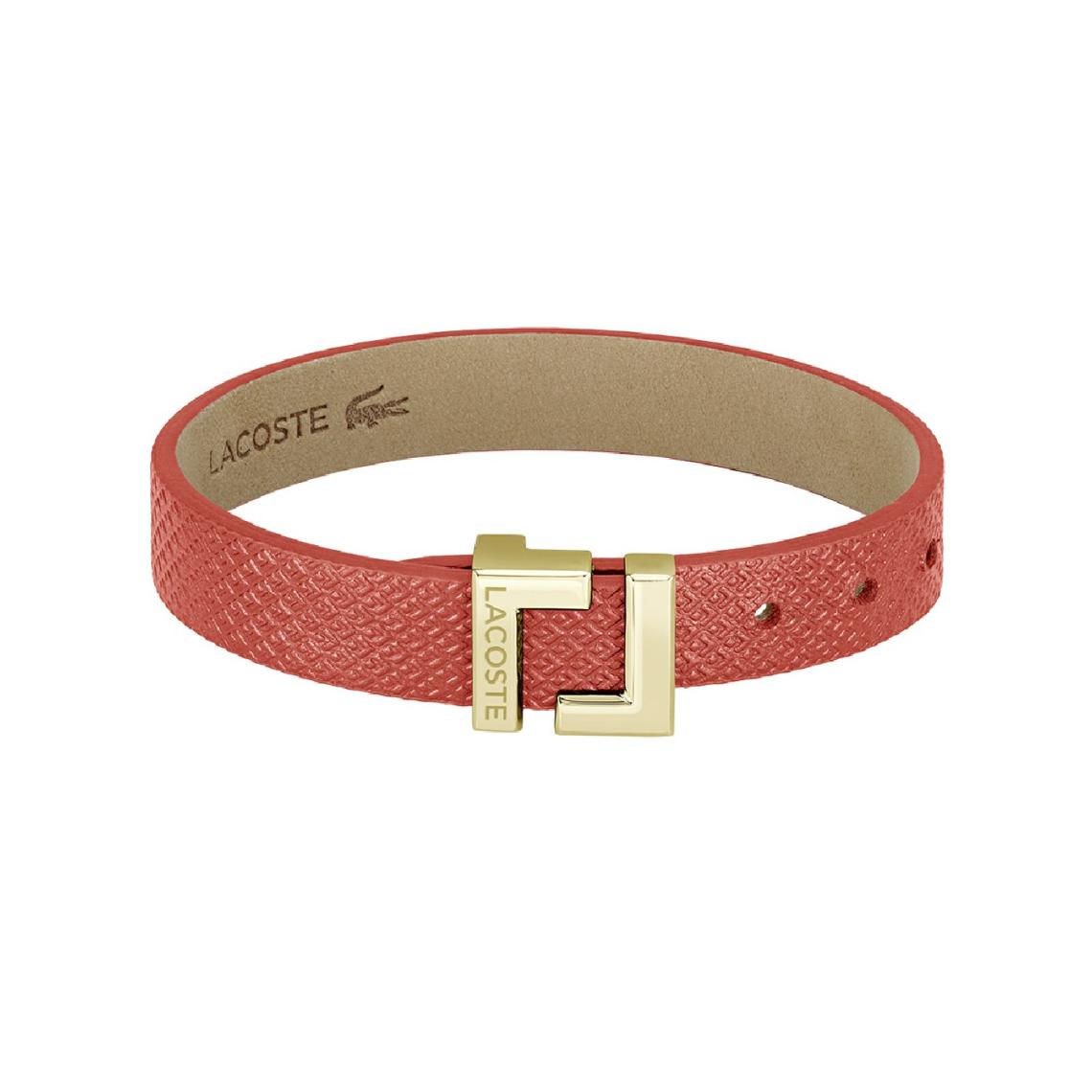 Bracelet Femme Lacoste Lura - 2040217 CUIR Doré