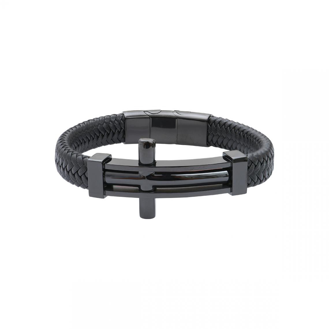 Bracelet Homme G-Force Bijoux BGFBR0005S - Acier Noir
