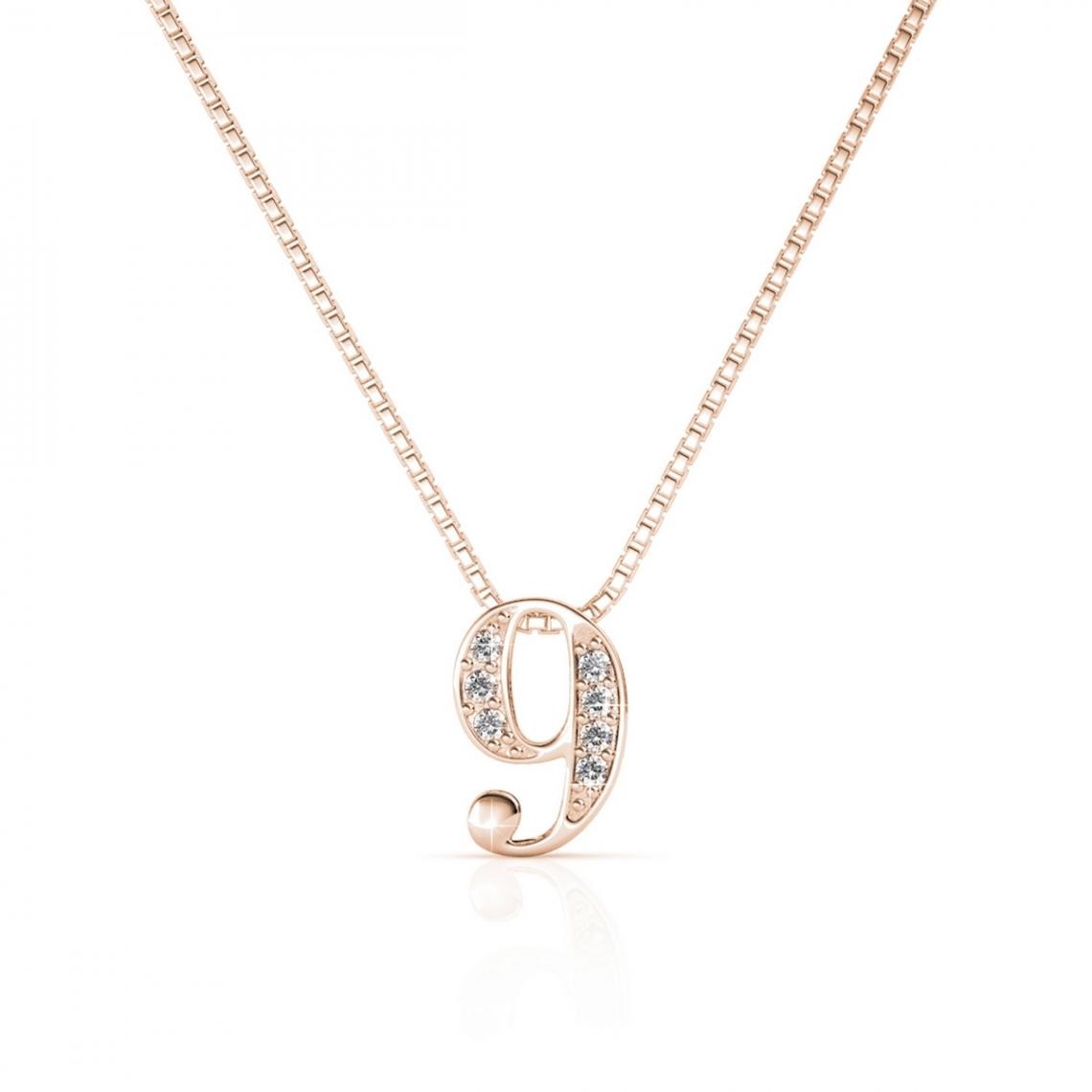 Collier Number 9 Or Rose