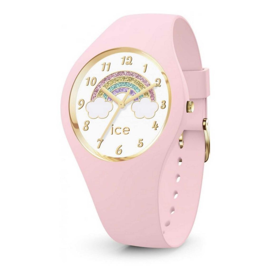 Montre Ice Watch Fantasia Rainbow pink Small 017890 - Bracelet en Silicone Rose